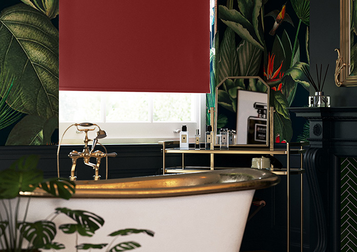 Orion (Blackout), Deep Carmine - Roller Blind - Image 5